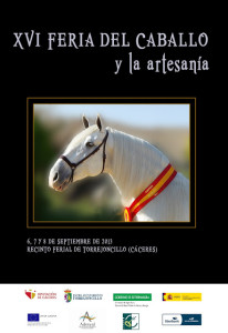 cartel feria del caballo de torrejoncillo 2013